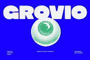 Grovio - Bold Dsiplay Font, a Sans Serif Font by limitype (Thumbnail 1 of 12)