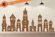 9 Creepy Tower Stamp Brushes, a Brush Add-On by vectstudio (Thumbnail 6 of 10)