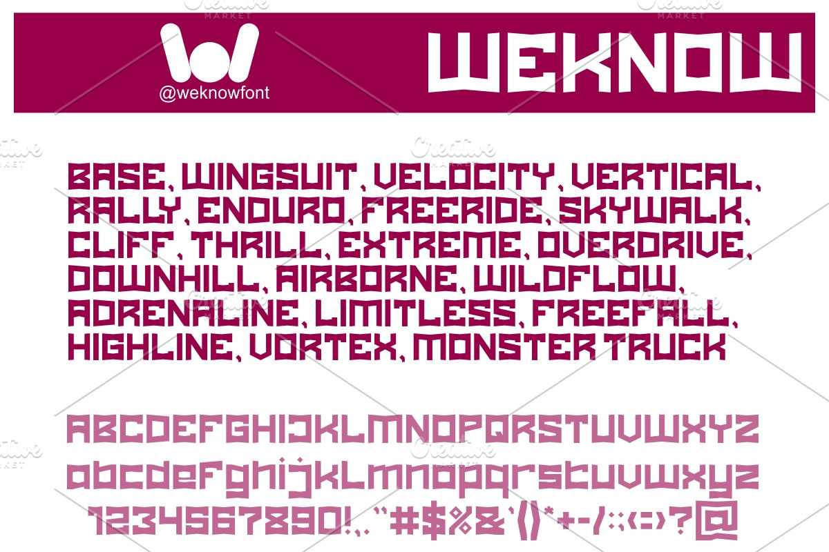 FAST TRACK FONT, a Sans Serif Font by weknow (Photo 5 of 8)