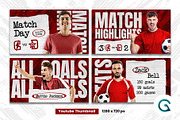 Football Social Media Pack Template, a Social Media Template by Geelator Studio (Thumbnail 6 of 6)
