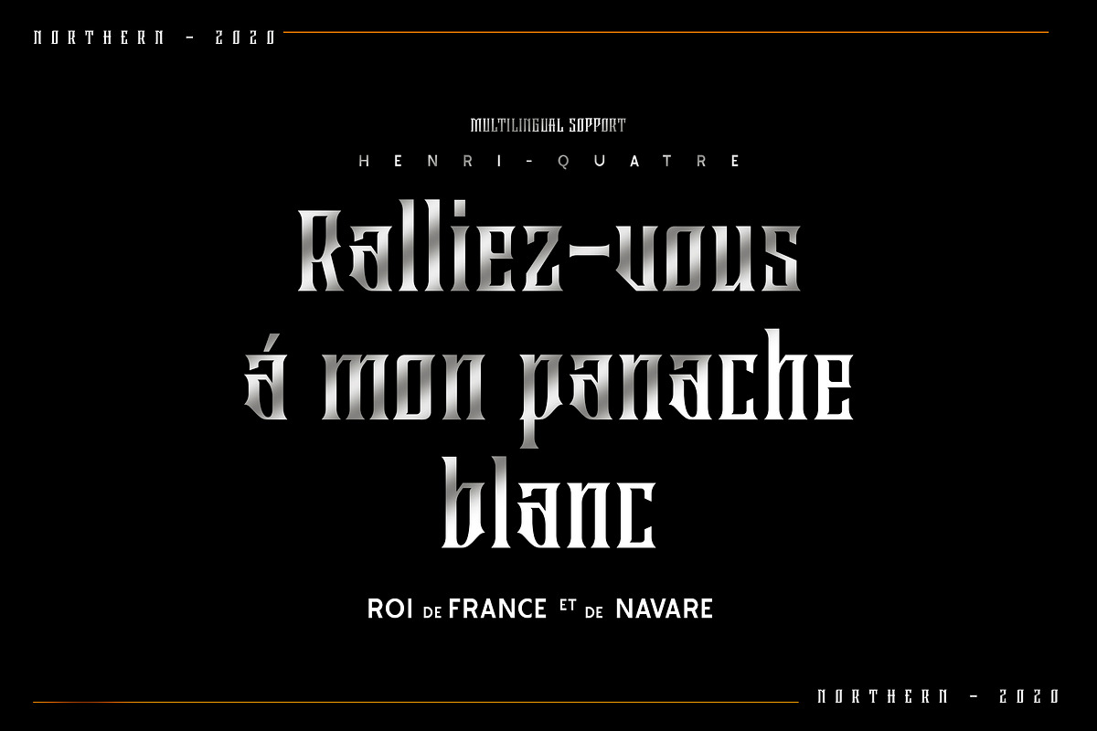 Northern Display Serif, a Blackletter Font by Typia Nesia (Photo 5 of 9)