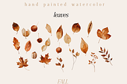 Fall illustration BOX - watercolor, a Seasonal Illustration by Youksy (Thumbnail 4 of 10)