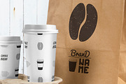4 Coffee Logos, a Branding & Logo Template by Zhemchuzhina (Thumbnail 2 of 4)