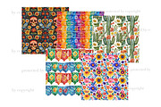 Fiesta Digital Papers | Mexico Patte, a Pattern Graphic by GlamArtZhanna (Thumbnail 4 of 4)