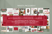 Christmas Instagram Templates, a Social Media Template by SociallyyCreative (Thumbnail 2 of 10)