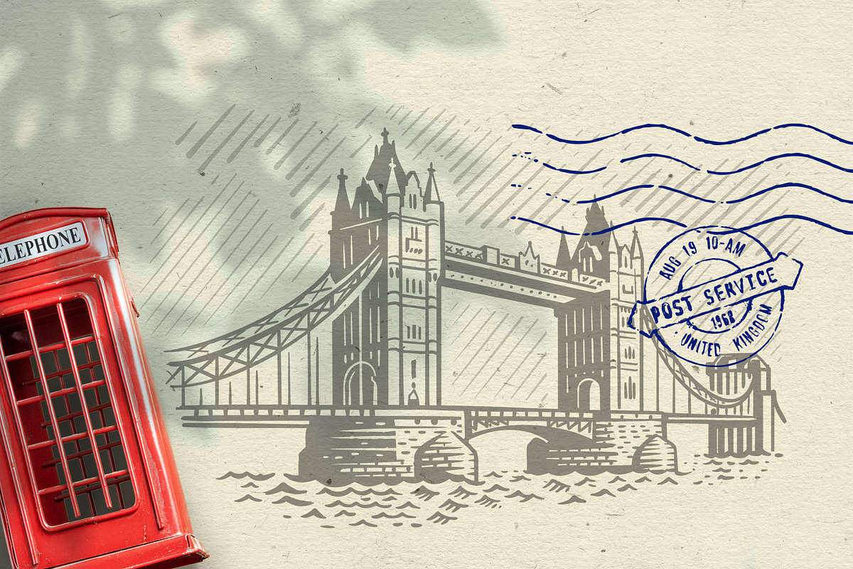 Vintage travel vector set., an Illustration by bioraven (Photo 3 of 12)