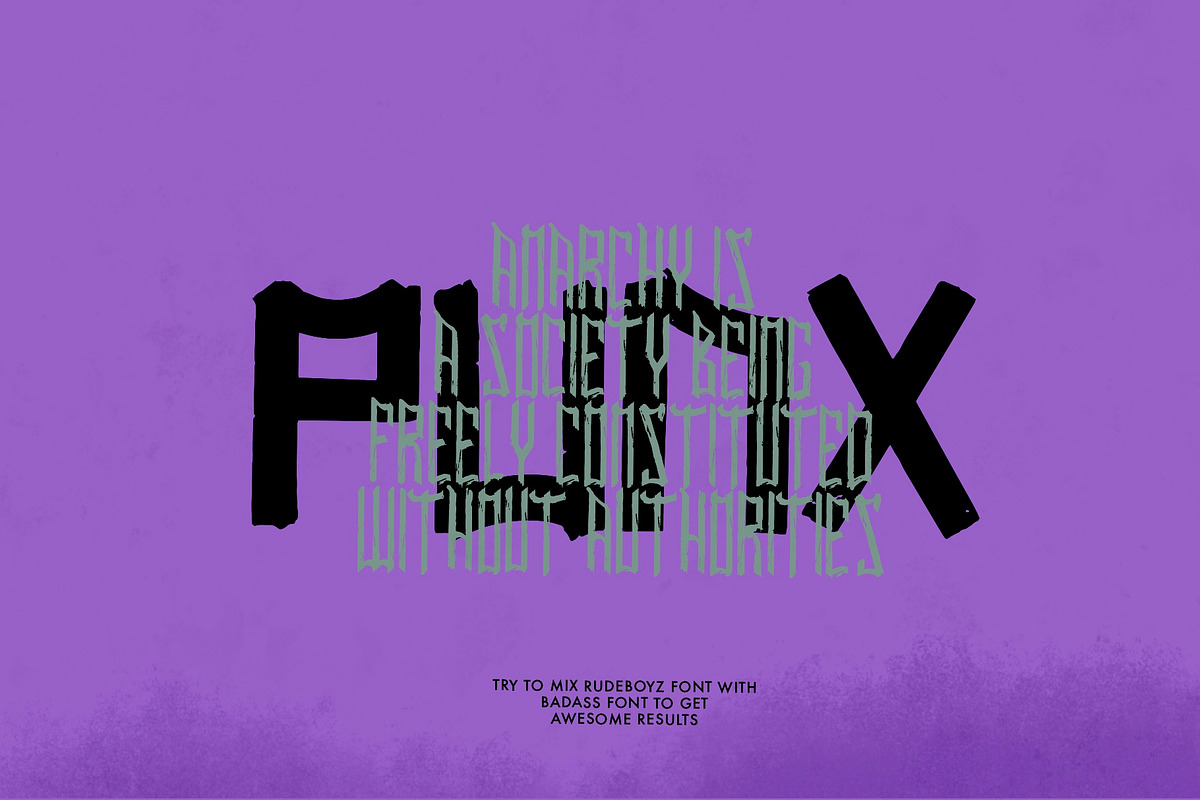 BADASS FONT, a Font by ATV SHOP (Photo 3 of 4)