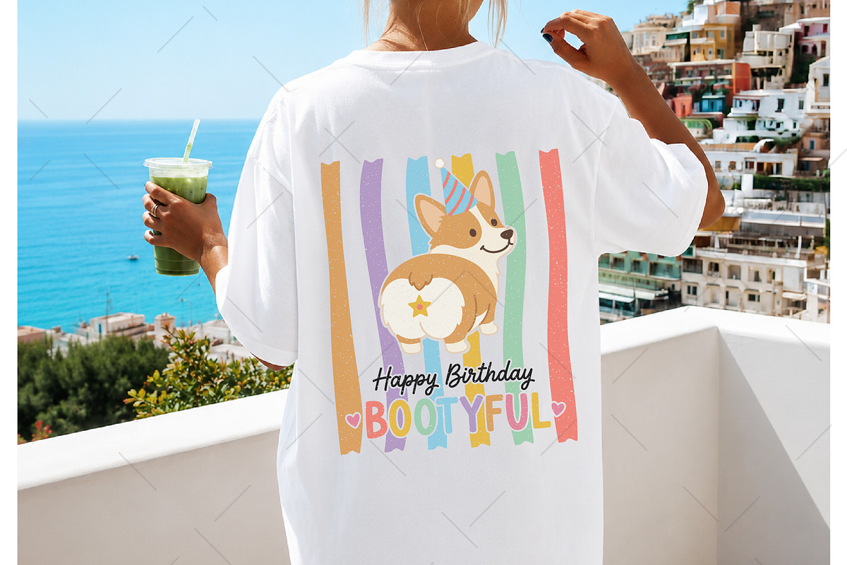 Birthday Pun Dog Hand-Drawn PNG, a Seasonal Illustration by OK Design (Photo 4 of 5)