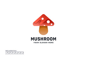 Mushroom Logo Vector Design Template, a Branding & Logo Template by yuanesei