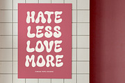 Funkie Retro - Groovy Display Font, a Handwritten Font by Timurtype (Thumbnail 5 of 7)