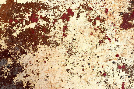 Damaged Painted Metal, a Background Photo by Benjaminlion
