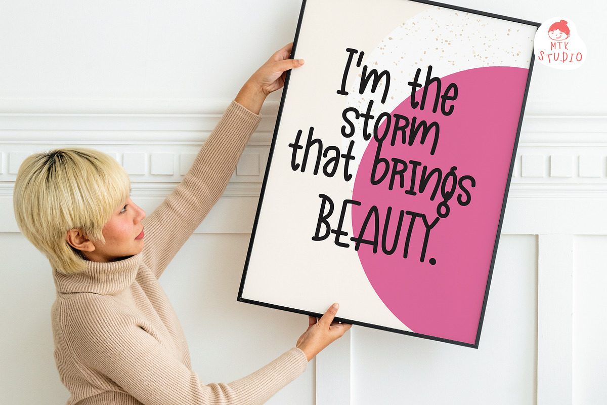 HighSky A High & Cute Font, a Handwritten Font by MTK Studio (Photo 6 of 6)