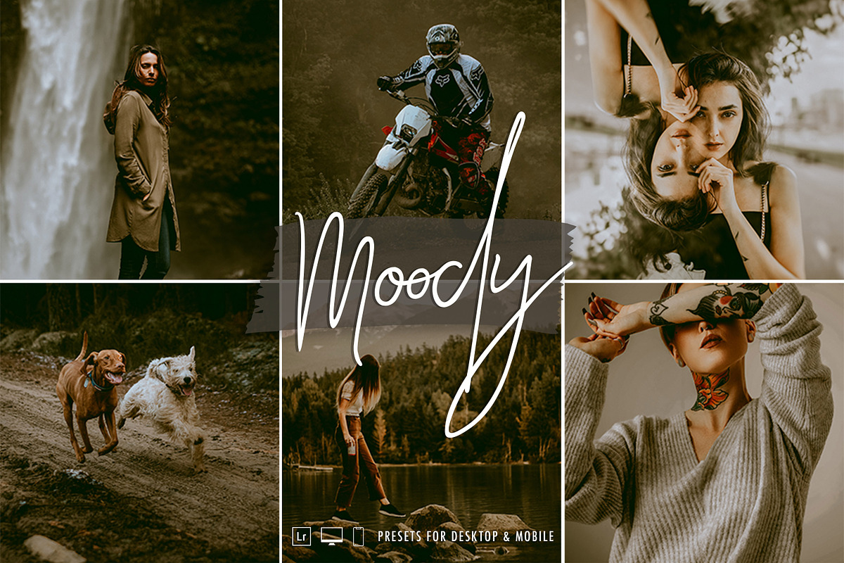 Dark & Moody Lightroom Presets, an Action Add-On by Signature Edits (Photo 1 of 20)