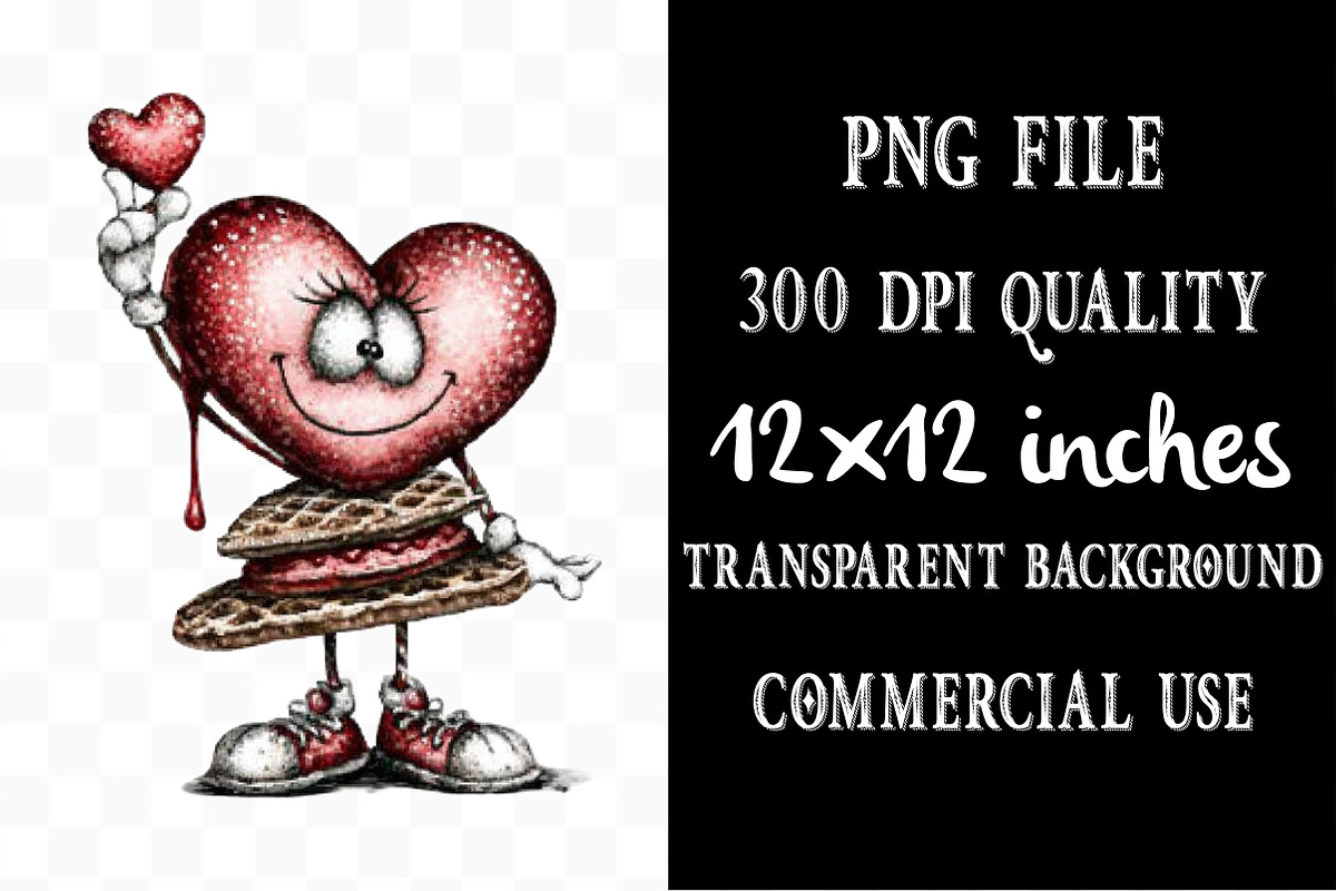 Quirky Valentines Sweets Clipart, an Illustration by Designking (Photo 4 of 5)