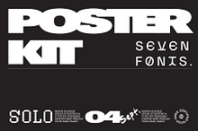 POSTER FONT KIT