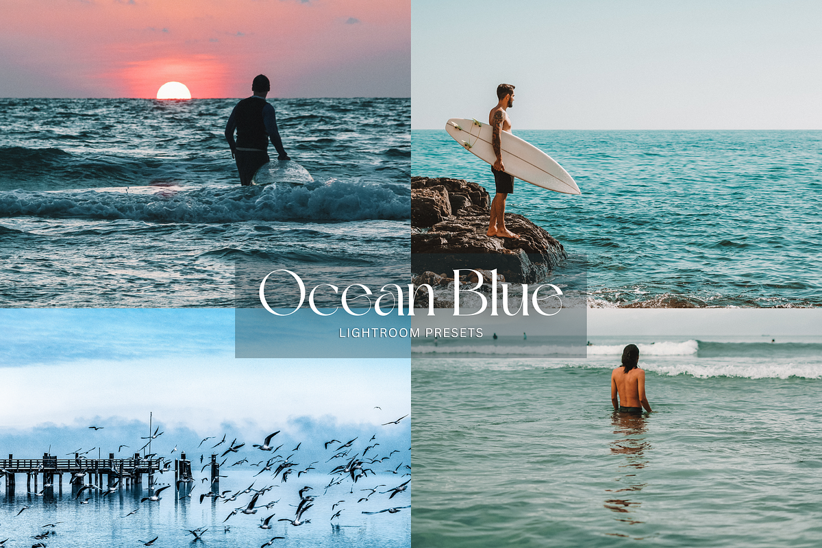 14 Ocean Blue Lightroom Presets, a Preset Add-On by RamsaGraphi (Photo 1 of 10)