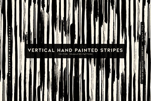 Vertical Hand Painted Stripes