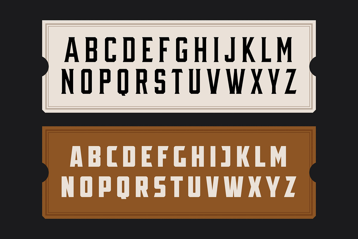 OUTLAW LEGENDS Font Duo + Extra, a Serif Font by Davide Bassu (Photo 8 of 18)