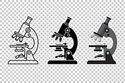 Microscope Laboratory Vector Set, an Object Graphic by Artonix (Thumbnail 3 of 3)