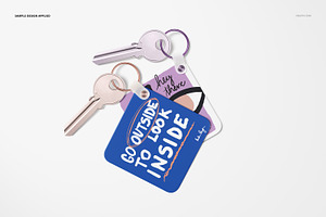 Key Tag Mockup Set 2