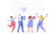 Big Vector set of people characters, a Person Illustration by Vector_Art (Thumbnail 23 of 25)