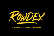 Rowdex, a Handwritten Font by khurasan (Thumbnail 1 of 7)