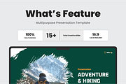 Adventure & Hiking Google Slide, a Presentation Template by SquidPixey (Thumbnail 3 of 6)