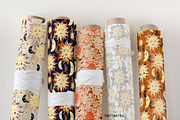 Sun and Moon, a Pattern Graphic by Polanika (Thumbnail 2 of 9)