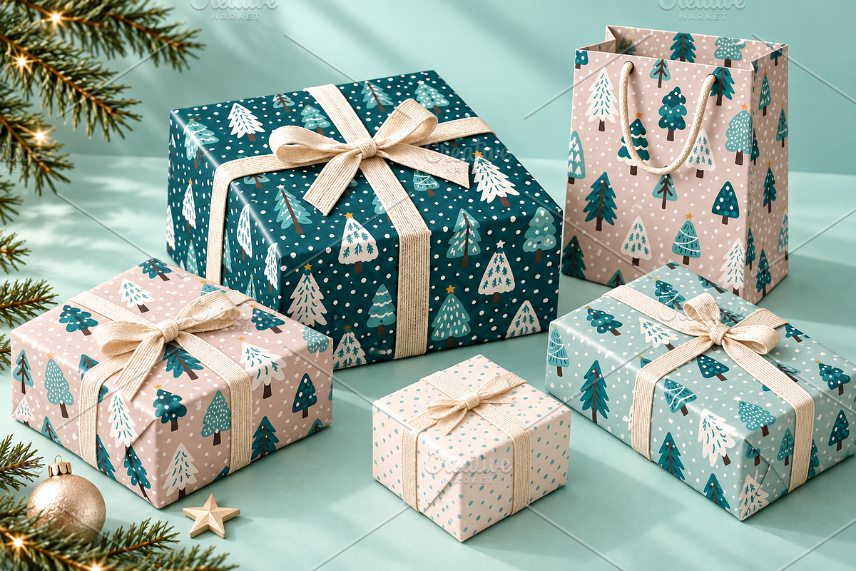 Scandinavian Christmas Mega Bundle, a Seasonal Illustration by C Design Studio (Photo 2 of 15)