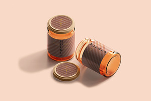 Amber Jars Mockup Collection