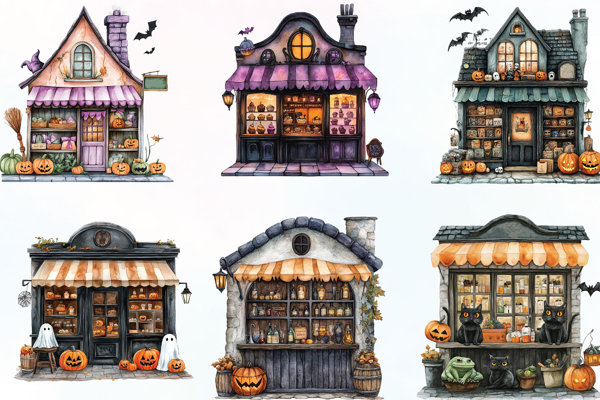 Halloween Storefront Sublimation, an Illustration by CraftArtStudio (Photo 3 of 6)