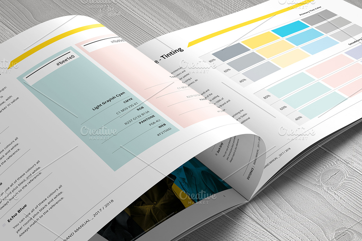 Brand Manual 30 Pages A4 / US Letter, a Brochure Template by Mastergfx (Photo 12 of 32)