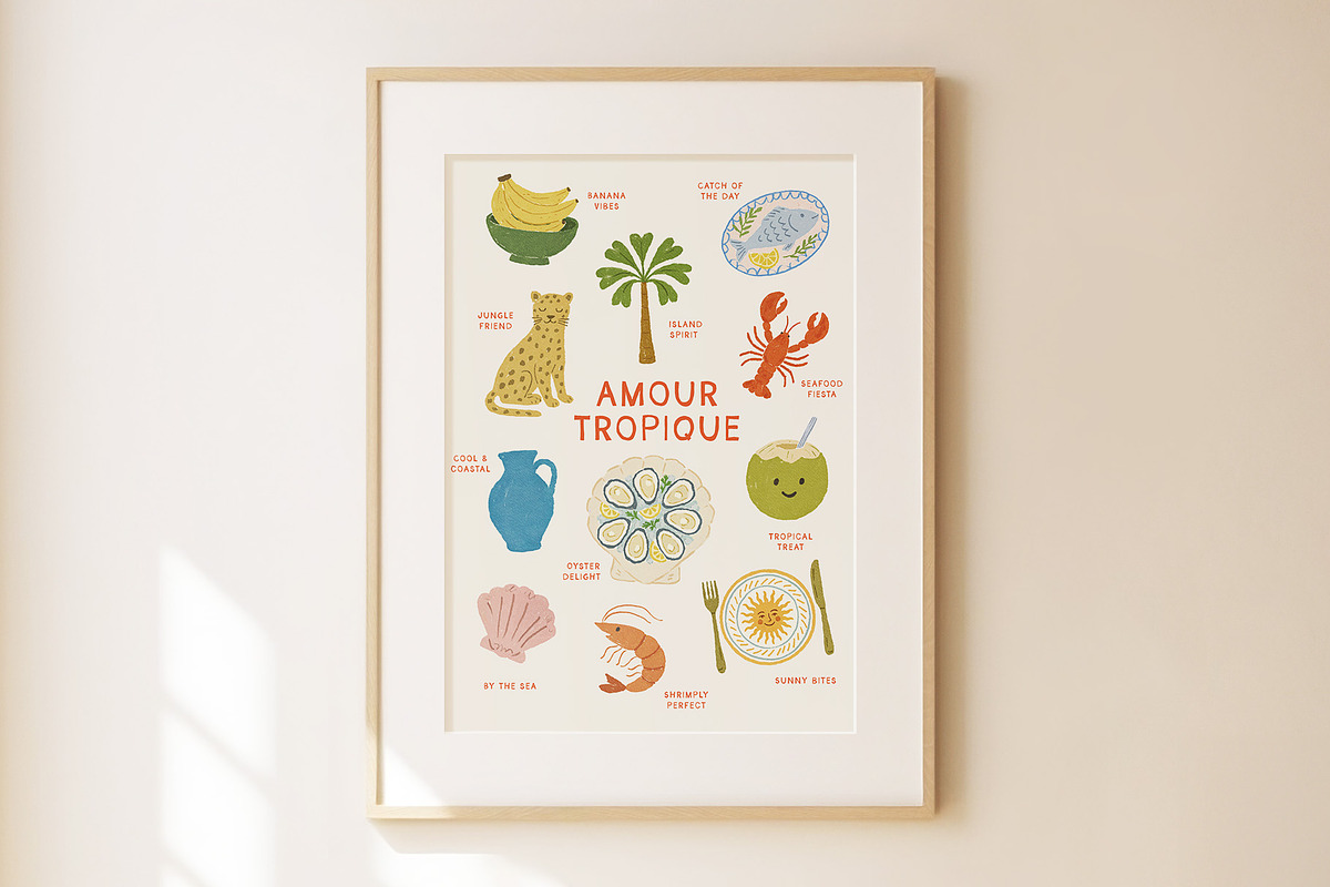 Summer Whimsical Hand Drawn Wedding, an Object Graphic by Ayya Studio (Photo 4 of 14)