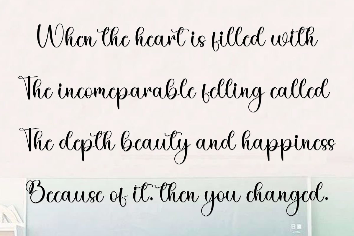 Beautiful, a Handwritten Font by FreshTypeINK (Photo 7 of 9)
