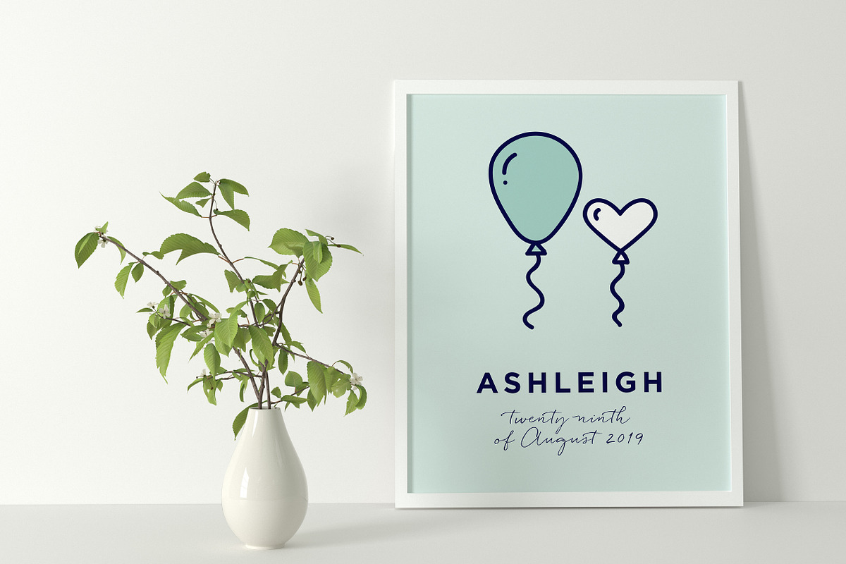 Baby Shower & Newborn Icons, an Outline Icon by Caroline Mackay (Photo 6 of 9)