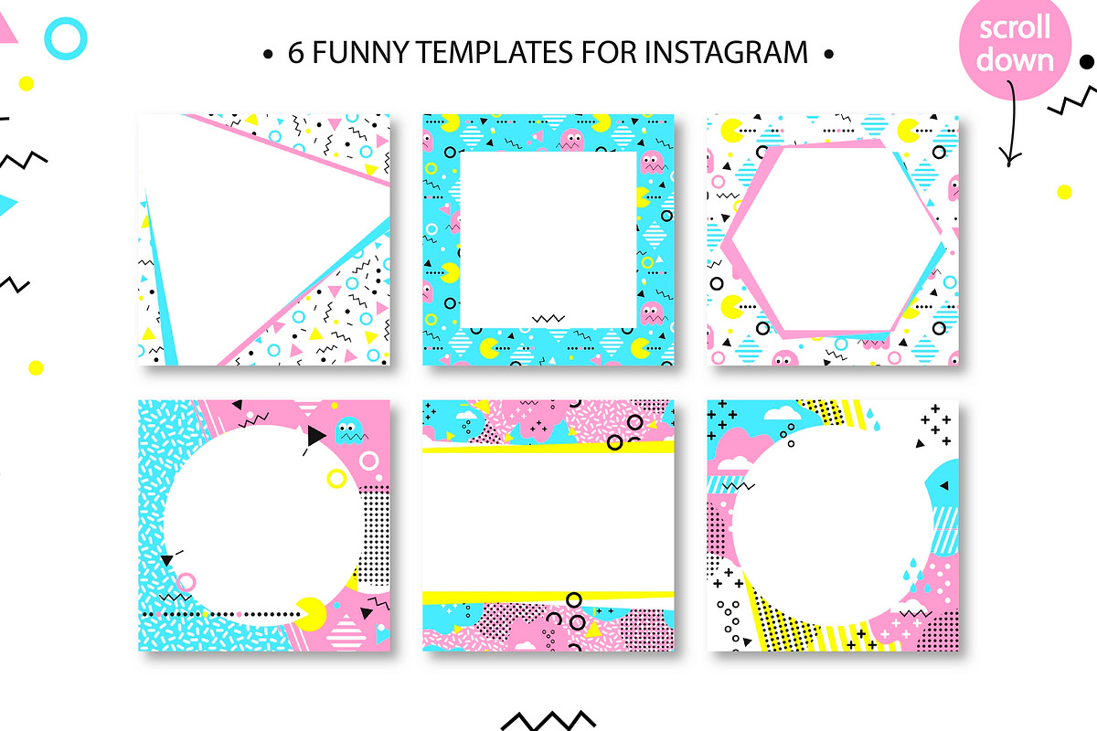 MEMPHIS STYLE:templates and patterns, a Pattern Graphic by Fresh-shop (Photo 2 of 3)