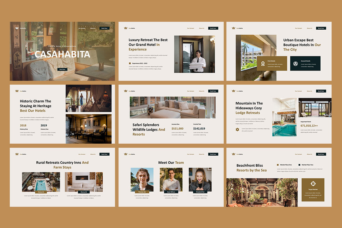 Luxury Hotel - Presentations, a Presentation Template by Haidezign (Photo 2 of 4)