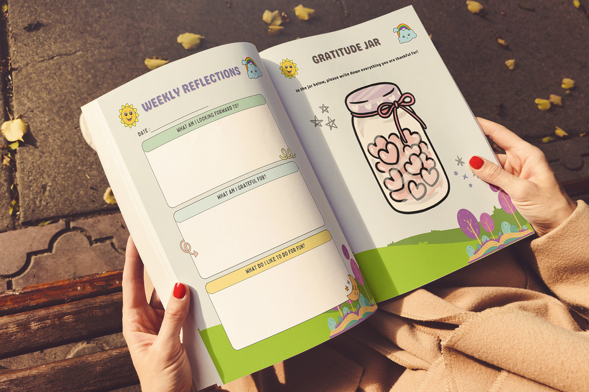 2026 Kids Daily Journal Canva, a Stationery Template by Designmela01 (Photo 6 of 7)