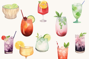 Cocktail And Drink Clipart