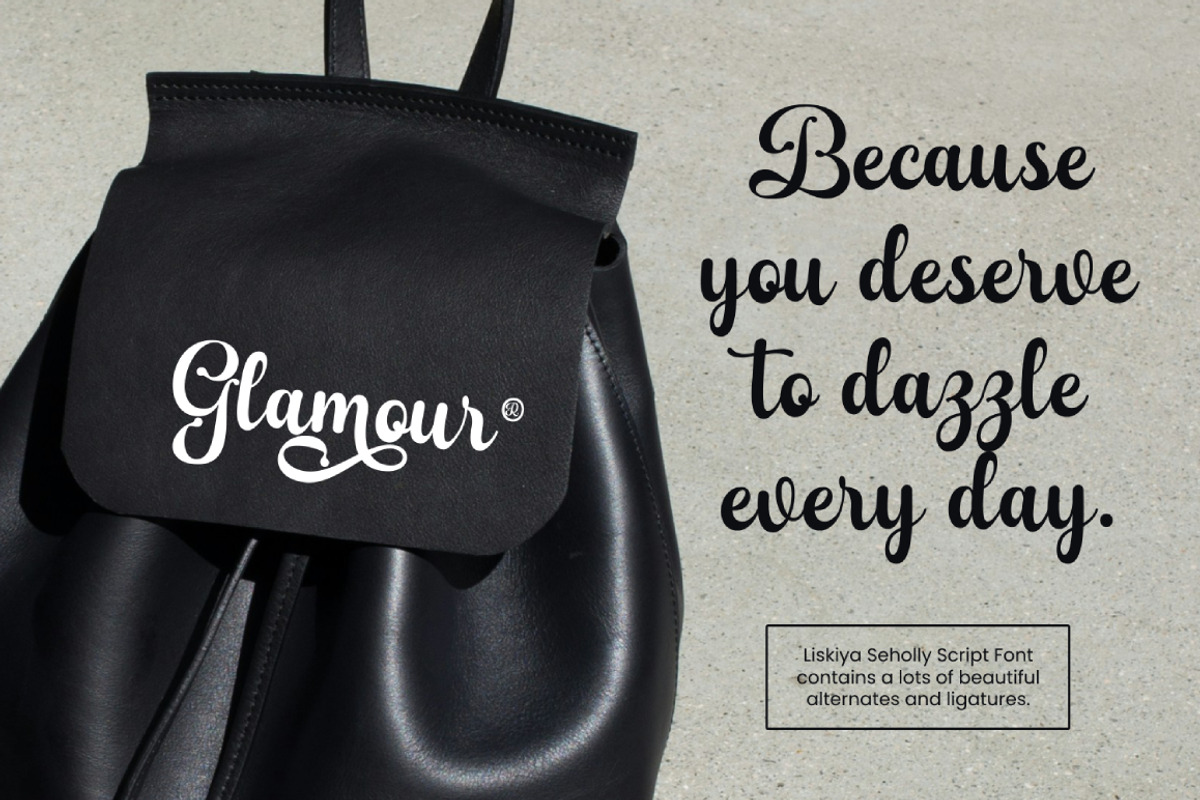 Liskiya Seholly Script, a Script Font by Madjack.font (Photo 8 of 15)