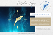 Dolphin Logo Vectors & Foil Overlays, a Branding & Logo Template by Illumineer Media & Design (Thumbnail 1 of 9)