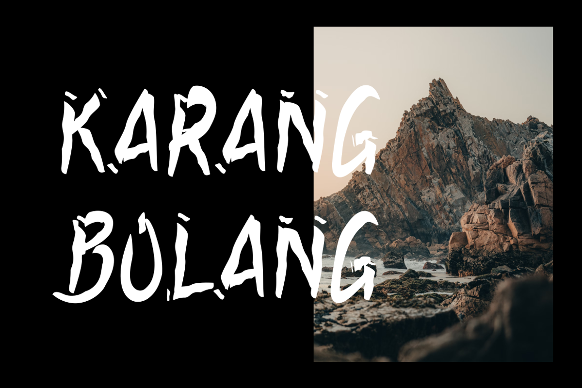 Bathu Rhontok - Font, a Handwritten Font by artchiles_design (Photo 2 of 5)
