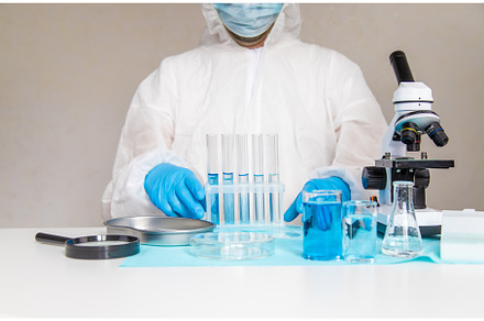 Water research in the laboratory, a Technology Photo by yanadjana