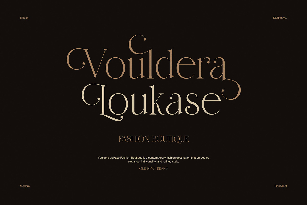 Amazing Luxury Ligature Serif Font, a Serif Font by Perfectype (Photo 2 of 8)