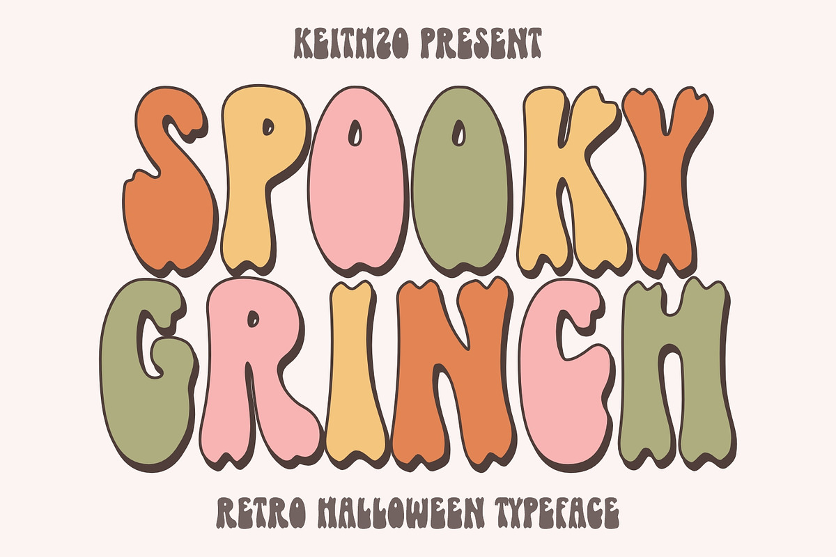 Spooky Grinch - Halloween Font, a Handwritten Font by Keithzo (Photo 1 of 6)