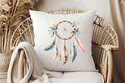 Dreamcatcher Clipart PNG, an Illustration by DreamCafeArt (Thumbnail 6 of 6)