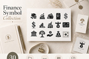 30 Finance SVG & PNG Vector Bundle, an Object Graphic by AvalgaCollectiblesan (Thumbnail 3 of 5)