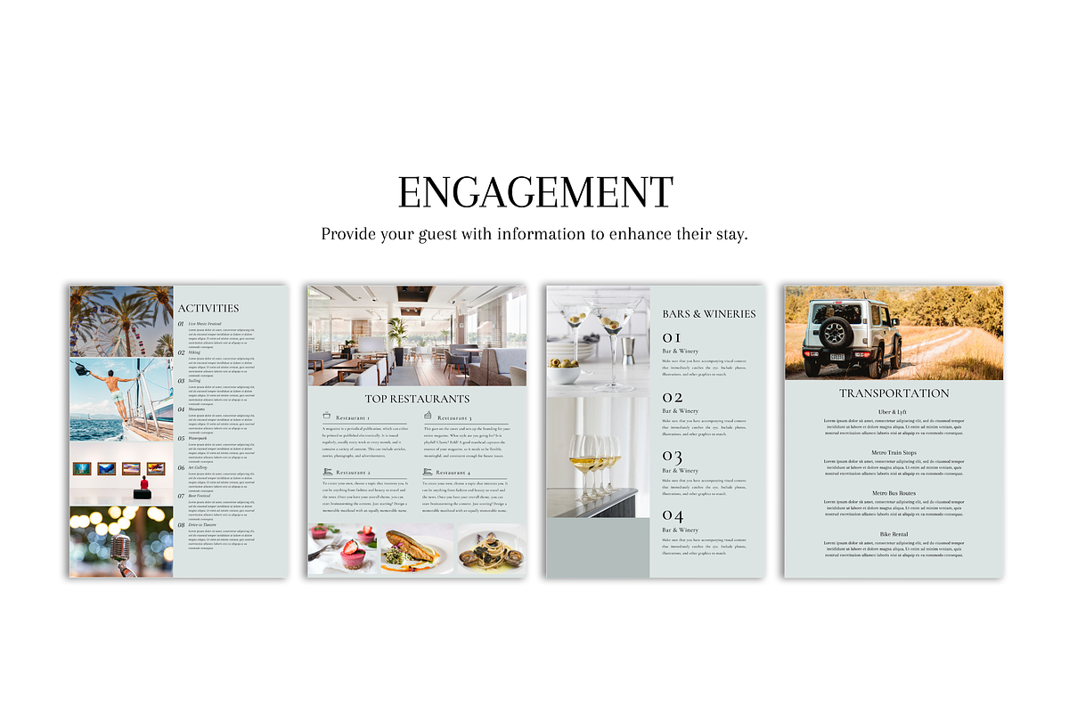 Airbnb Welcome Book Template, a Magazine Template by Templits (Photo 5 of 9)