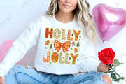 Holly Jolly Christmas Png, a Seasonal Illustration by Rose Art (Thumbnail 5 of 5)