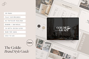Goldie Brand Style Guide Template, a Product Mockup by Chloe Leonard Studio (Thumbnail 1 of 6)